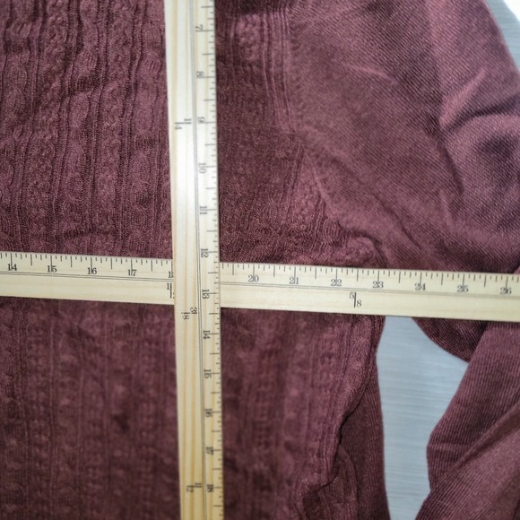 DOCKERS NEW Mens Brown Cable Knit Crewneck Sweater Long Sleeve Pullover Size XXL - Picture 6 of 8